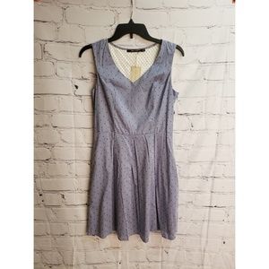 Modcloth blue and white dress NWT